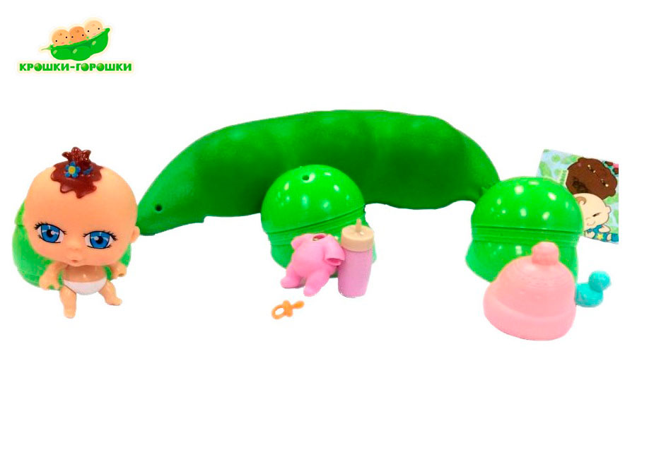 

Пупсики Крошки-горошки от 1TOY, 6 см, Т15829