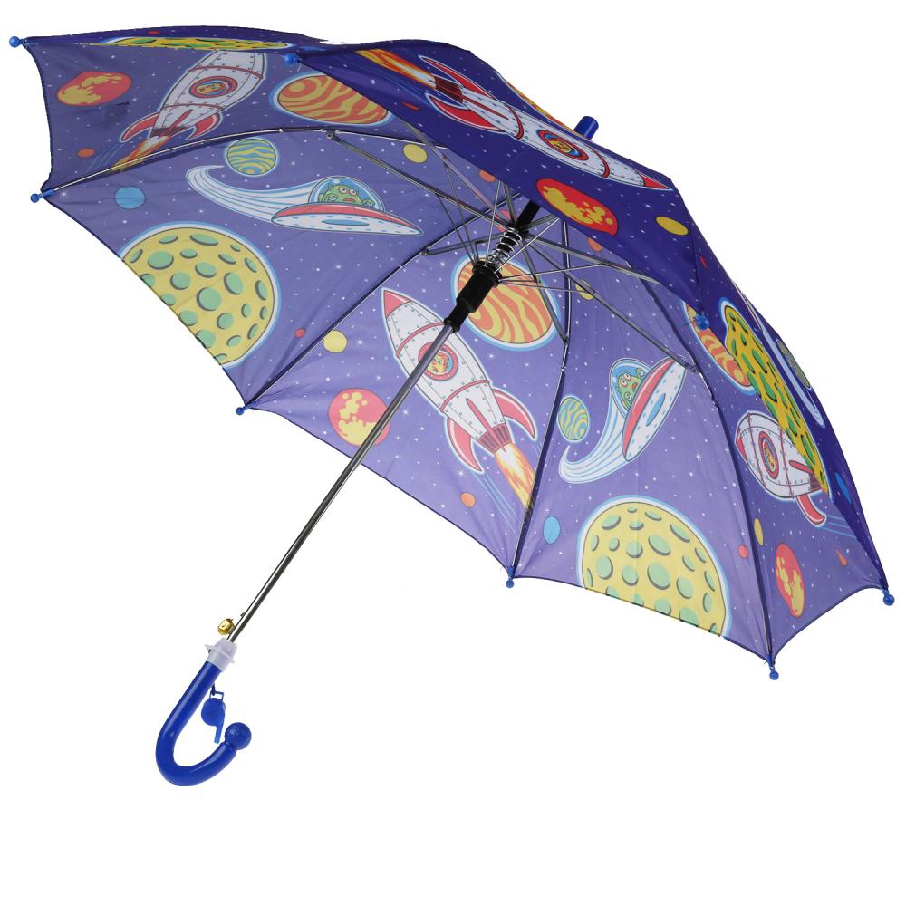 Зонт детский Космос 45 см, в пакете  