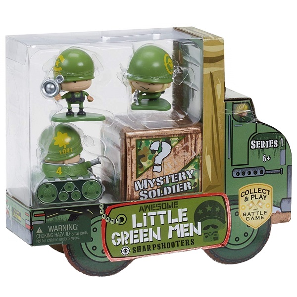 Набор игровых фигурок - Awesome Little Green Men, 4 штуки  