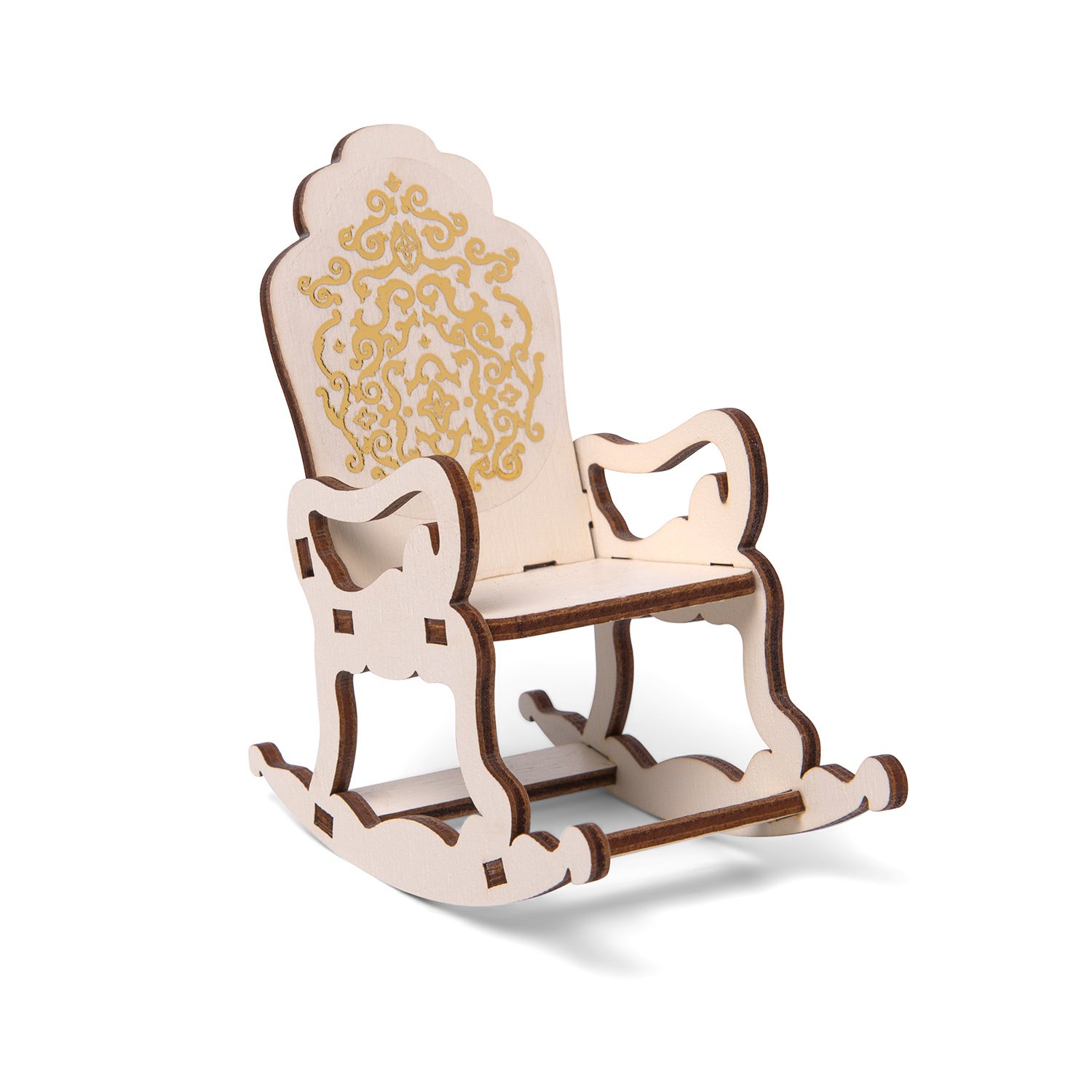 Набор из коллекции Барокко - Камин и кресло-качалка  