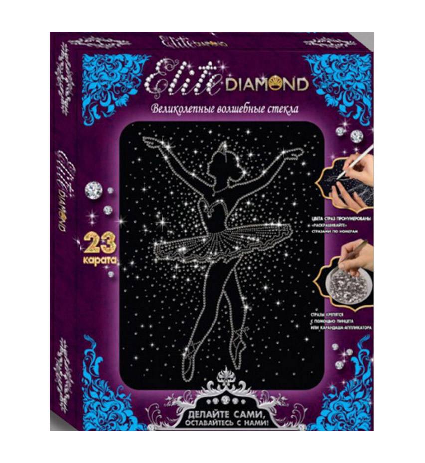 

Набор для творчества из серии Стразы - Elite Diamond. Балерина