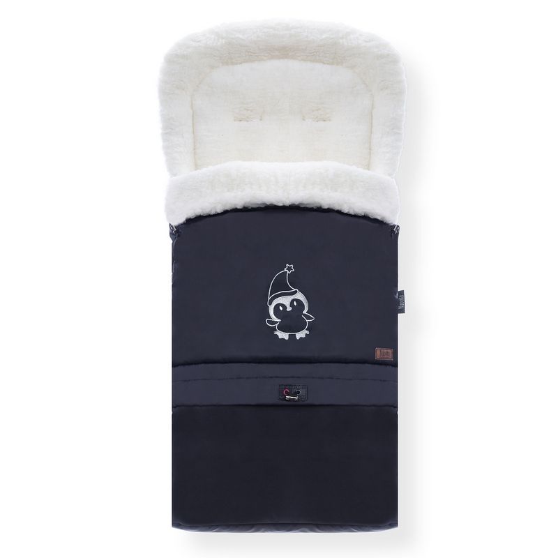 

Конверт зимний меховой Nuovita Alaska Bianco nero/черный