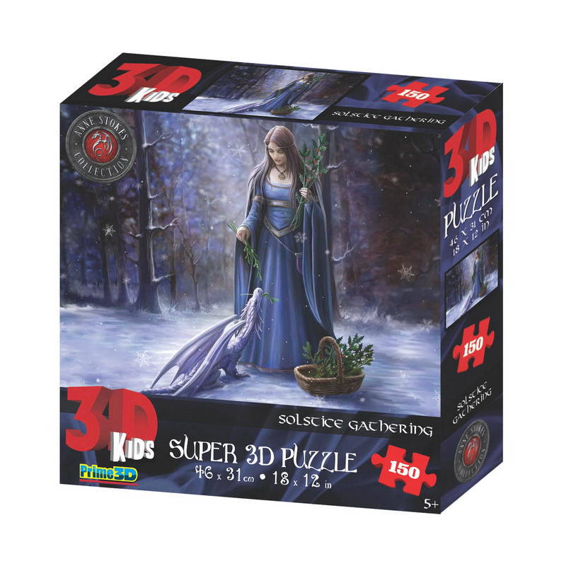 

Пазл 3D Зимнее утро, 150 деталей