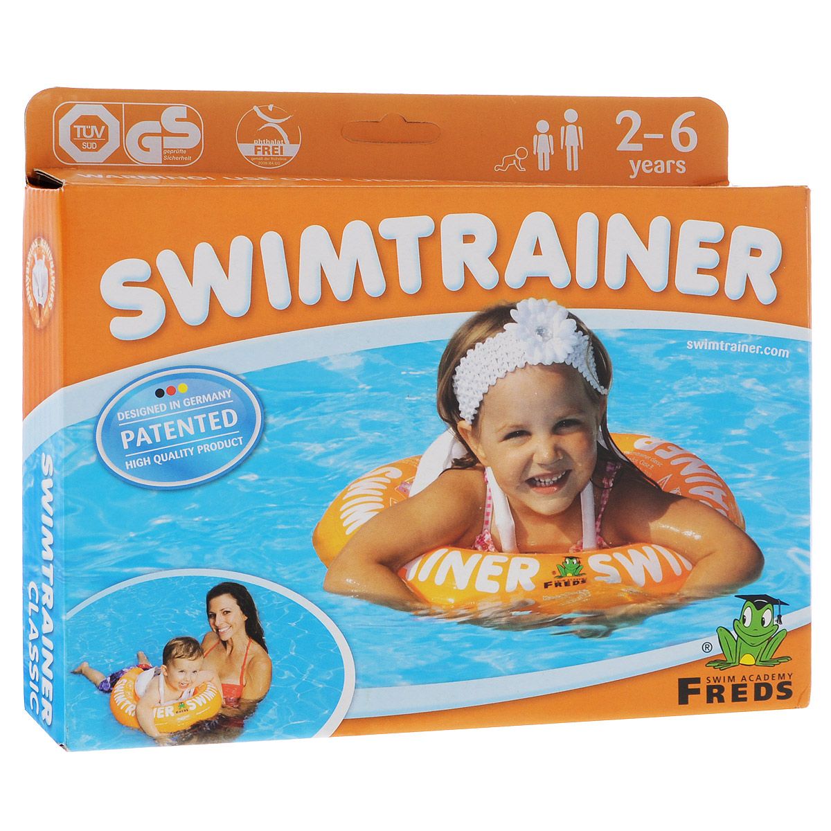 Надувной круг Swimtrainer – Classic, оранжевый  