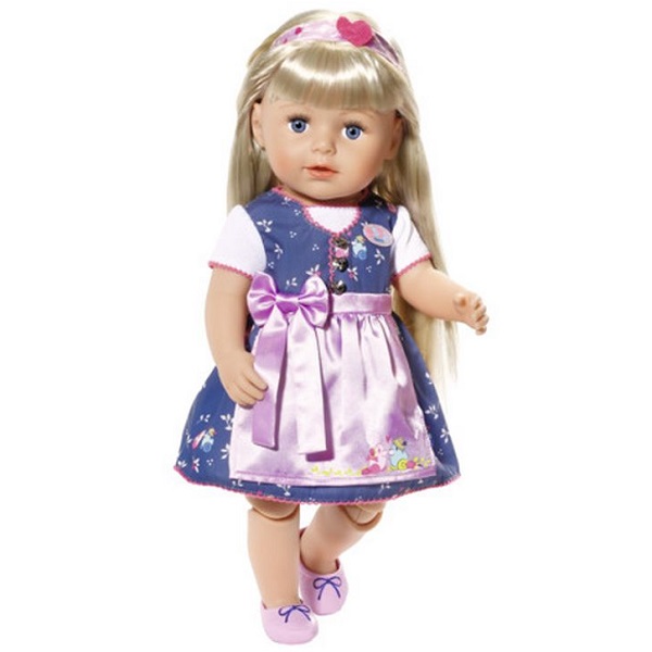 Одежда для куклы Baby Born - Платье с передником  