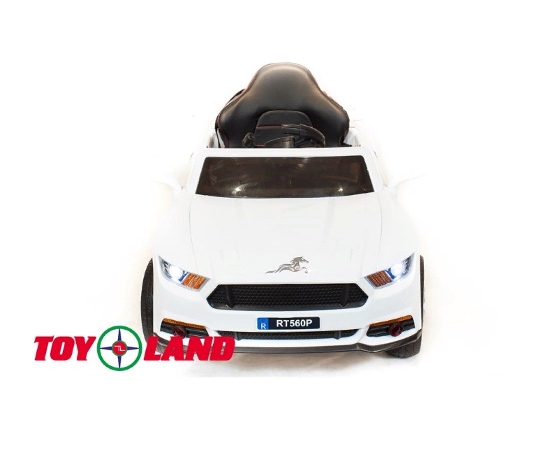 Электромобиль ToyLand Ford Mustang белого цвета  
