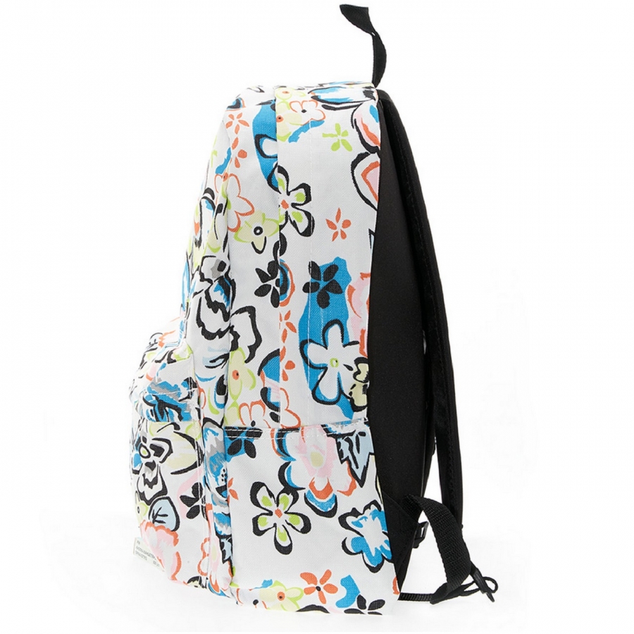 Рюкзак с дизайном Цветы, в комплекте с наушниками, цвет мульти  