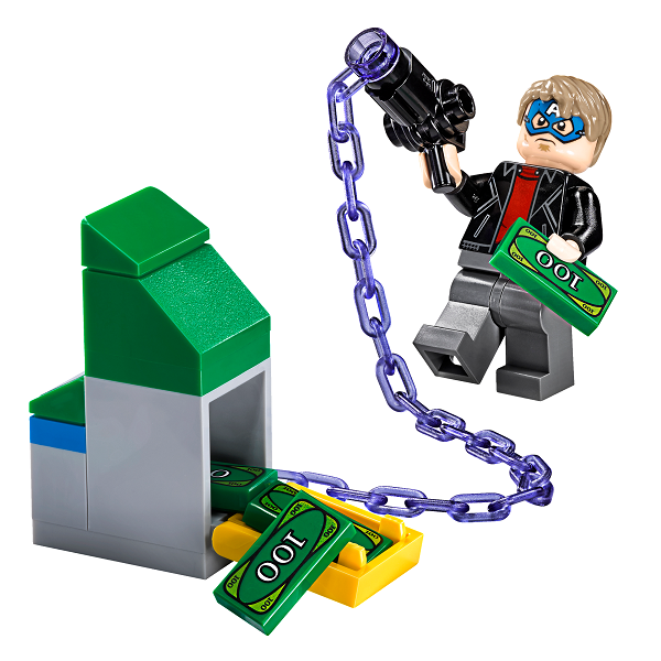 Lego Super Heroes. Ограбление банкомата  