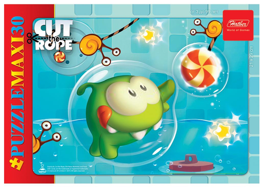

Пазлы - Maxi-Cut The Rope-2, 30 элементов А4 формат