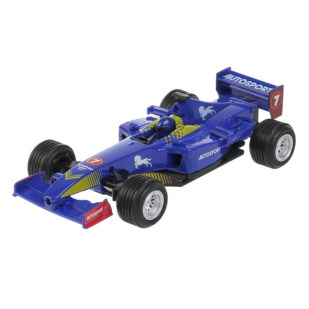 Машина - Суперкар F1, длина 17 см, инерционный механизм, цвет синий  