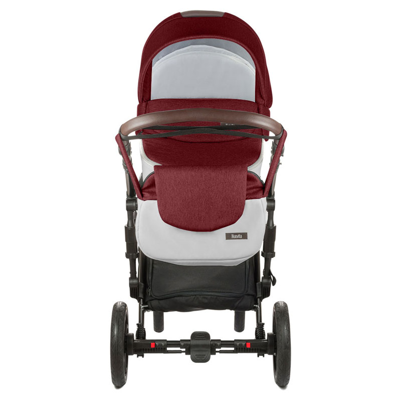 Детская коляска Nuovita Carro Sport 2 в 1, Granato Argenteo/Гранатово-серебристый  