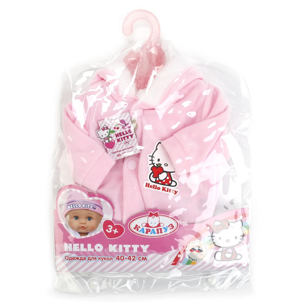 Одежда для кукол - Теплый комбинезон Hello Kitty, 40-42 см  