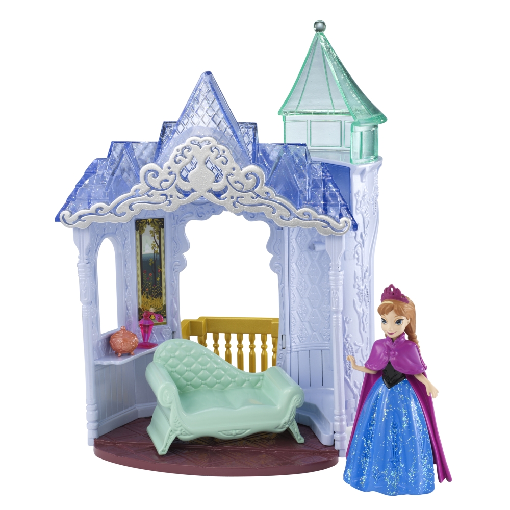 Игровой набор - Анна в замке с мини-куклой, 10 см  
