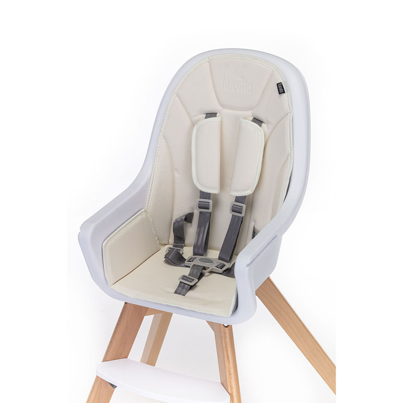 Стульчик для кормления Nuovita Gourmet, Lattiero, Legno/Молочный, Деревянный  