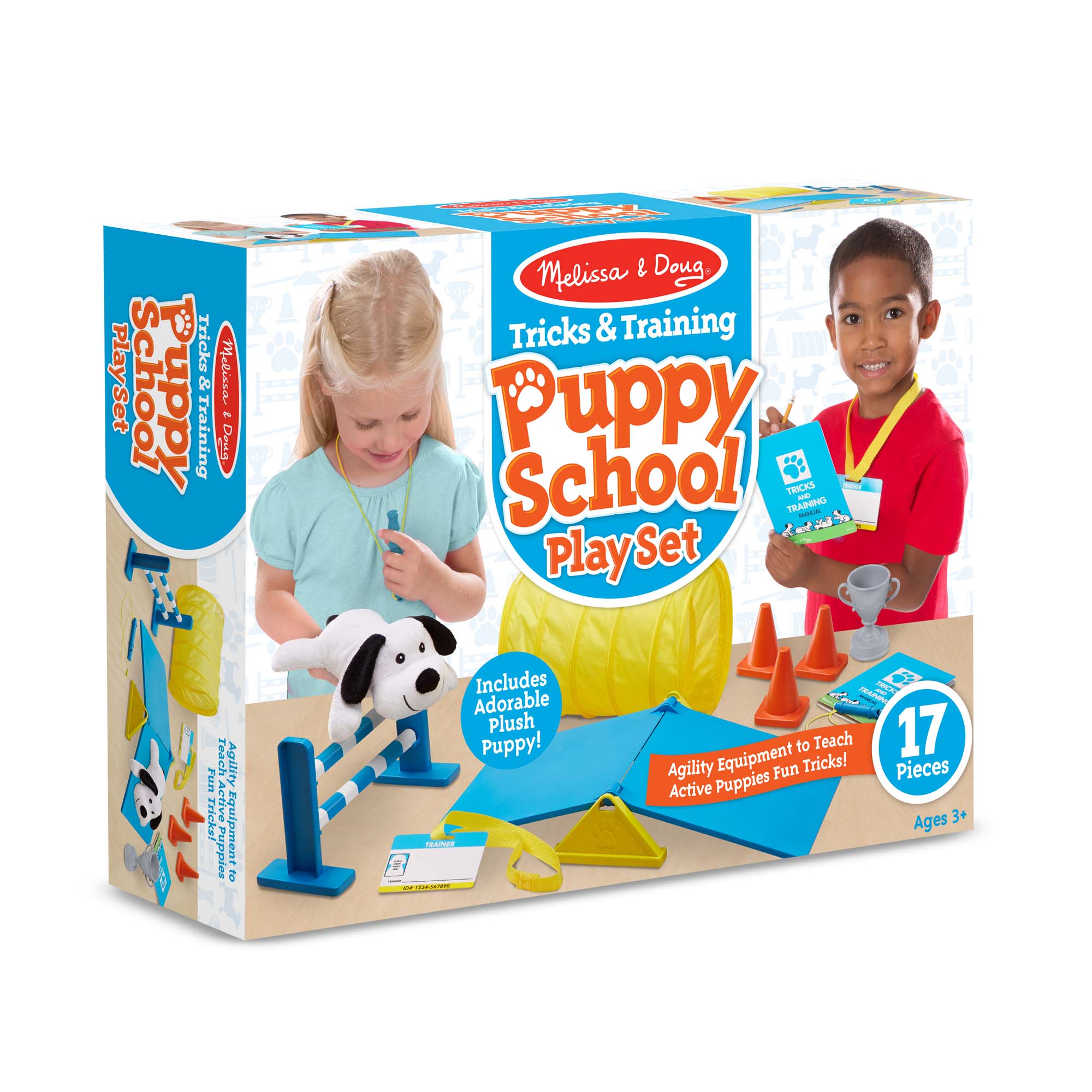 Игровой набор - Тренируем щенка, с мягкой игрушкой и аксессуарами  