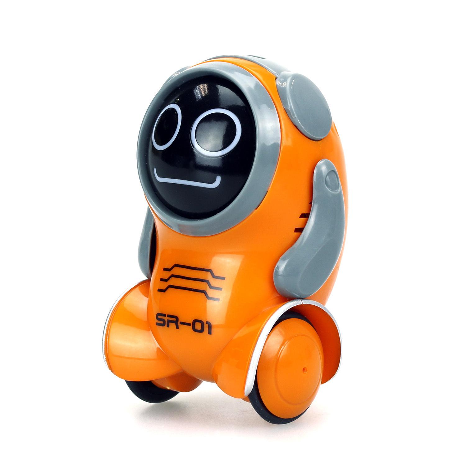 Робот - Покибот, оранжевый, свет и звук  