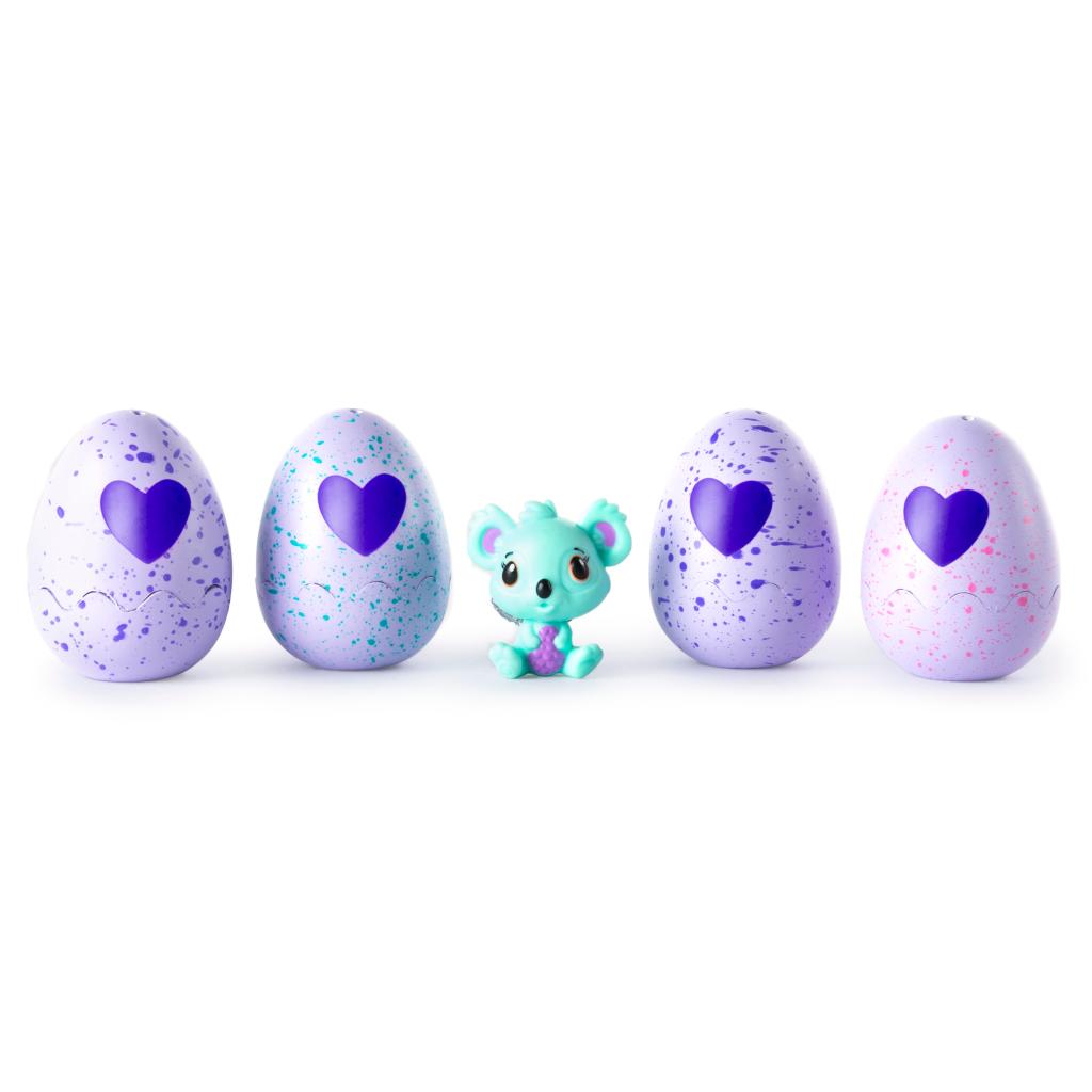 Коллекционная фигурка Hatchimals, 4 штуки и бонус  