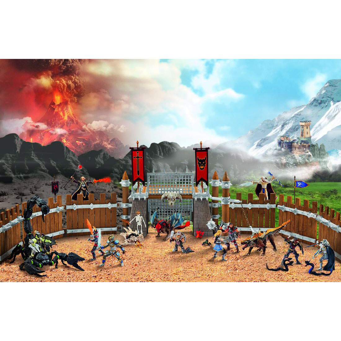 Игровой набор Eldrador Schleich — Сокровище дракона, 42152 