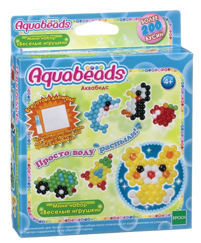Мини набор Aquabeads - Веселые игрушки  