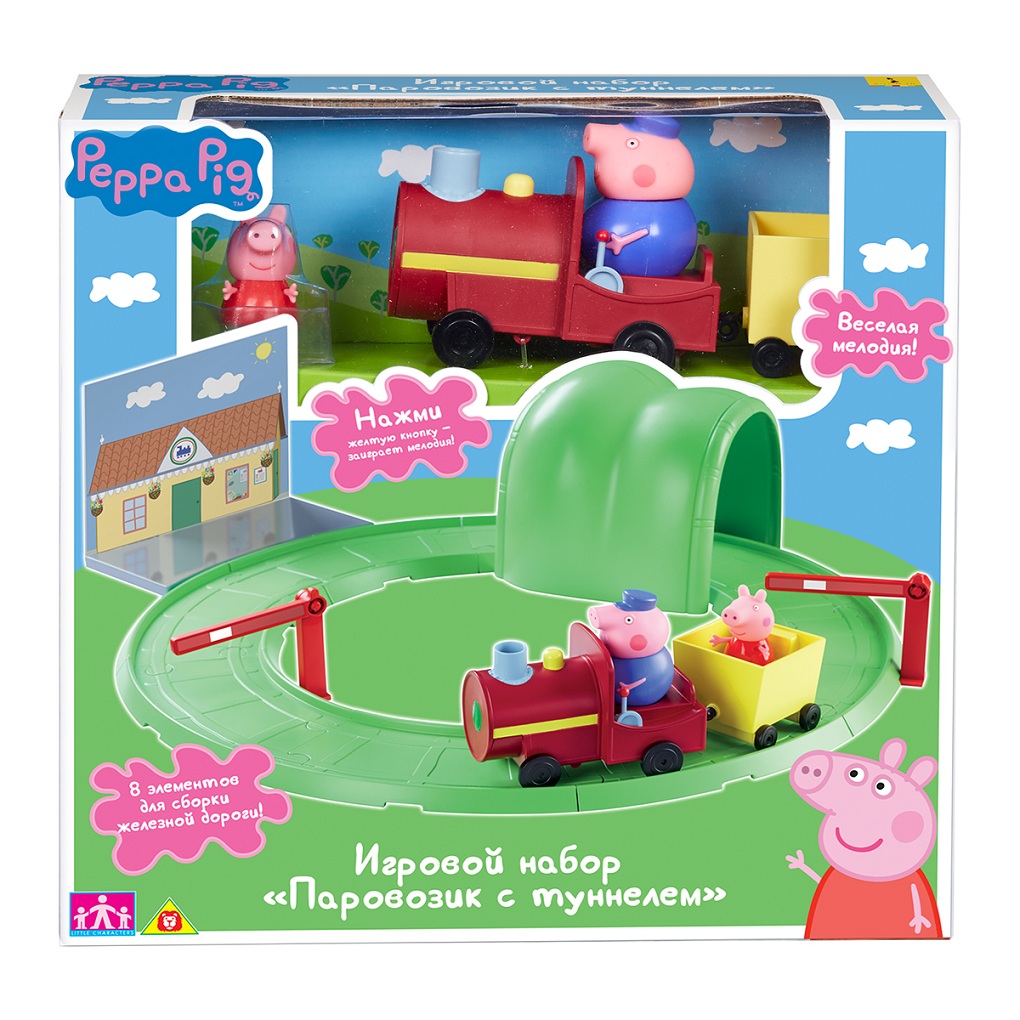 Игровой набор ™Peppa Pig - Паровозик с туннелем  