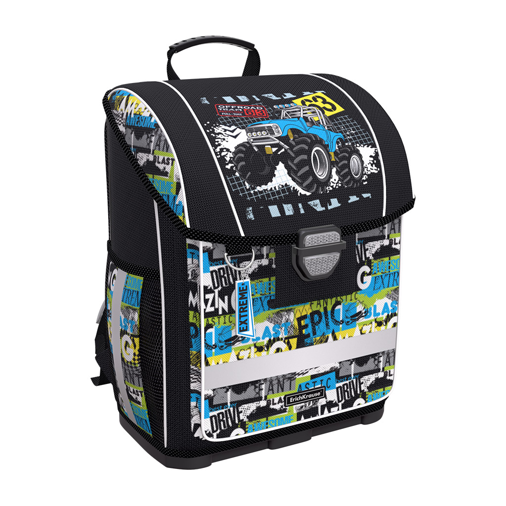 

Ученический ранец с пластиковым дном ErichKrause® ErgoLine® 16L - Track Car