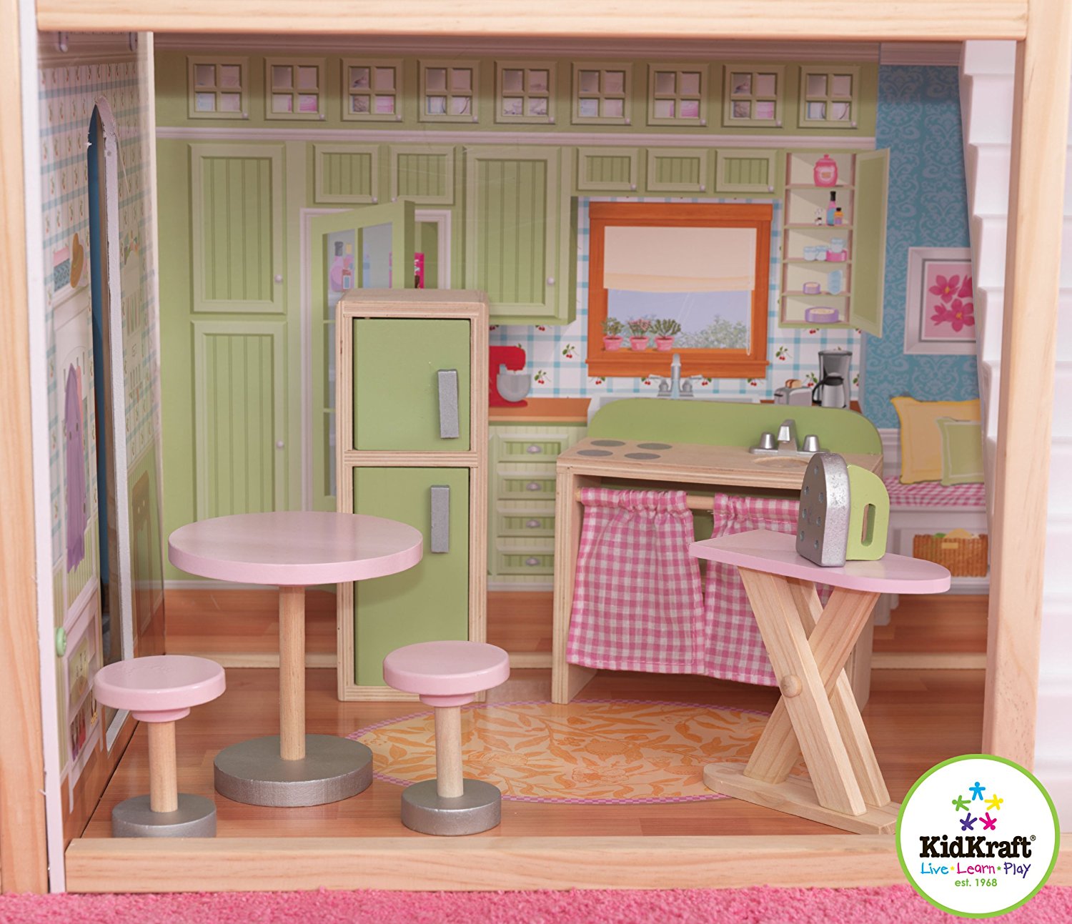 Большой кукольный дом для Барби Majestic Mansion - Великолепный особняк с мебелью  