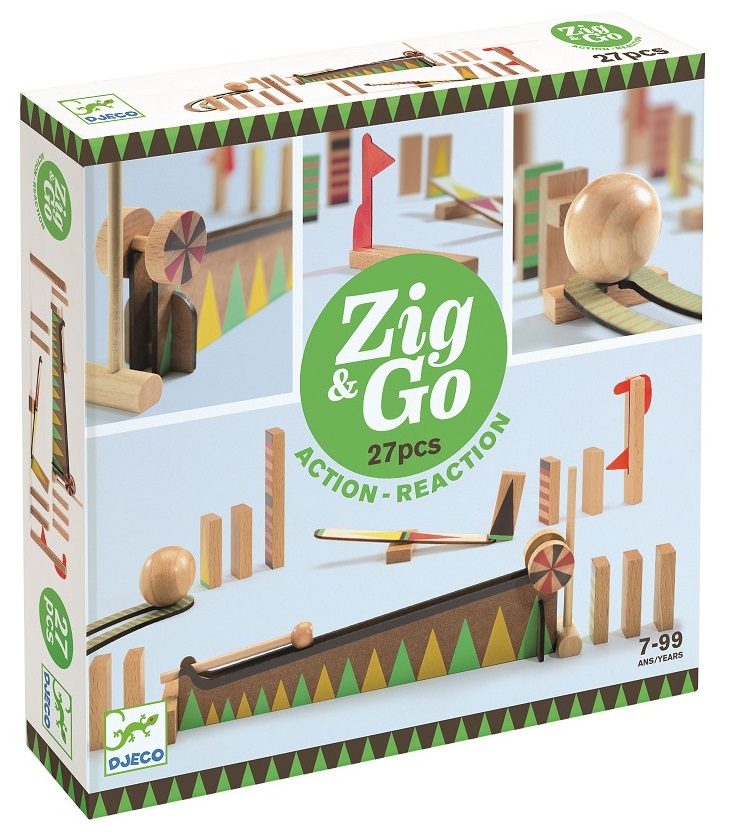 

Конструктор Djeco Zig & Go, 27 деталей, 05641
