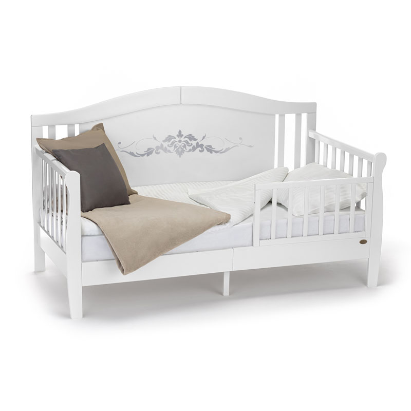 Детская кровать-диван Nuovita Stanzione Verona Div Ornamento, Bianco/Белый  