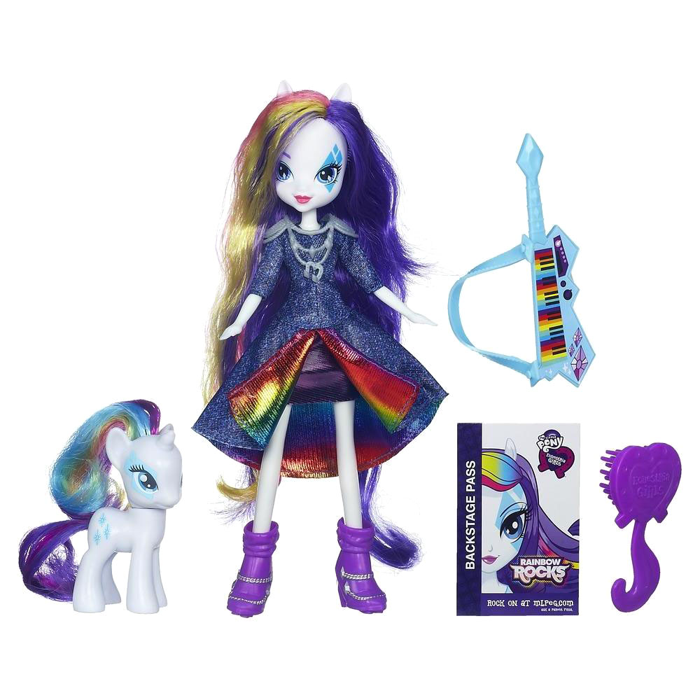 Кукла My Little Pony Equestria Girls с пони в наборе - Rarity (Hasbro ...