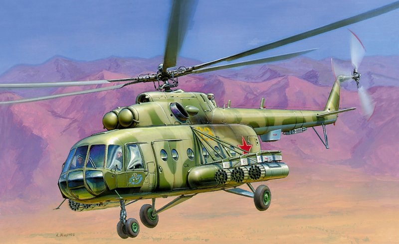 

Модель для склеивания - Вертолёт Ми-17