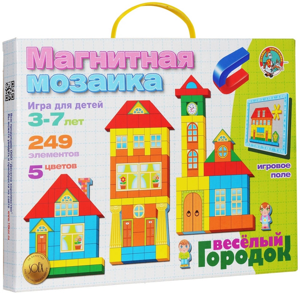 

Магнитная мозаика серии Весёлые город