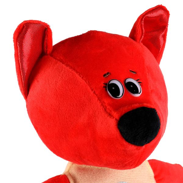Игрушка мягкая Лисичка в платье с медузой 20 см Ми-ми-мишки озвученная  