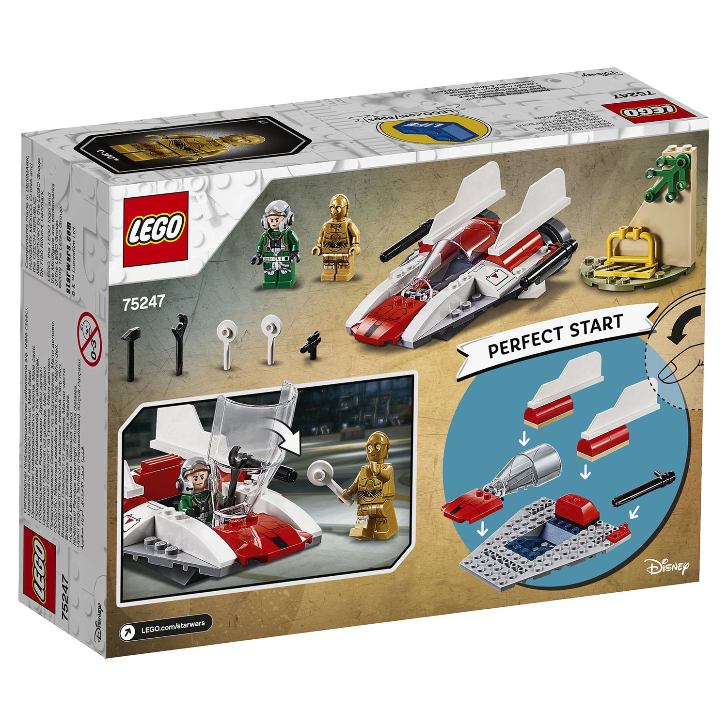Конструктор Lego®  Star Wars - Звёздный истребитель типа А, 4+  