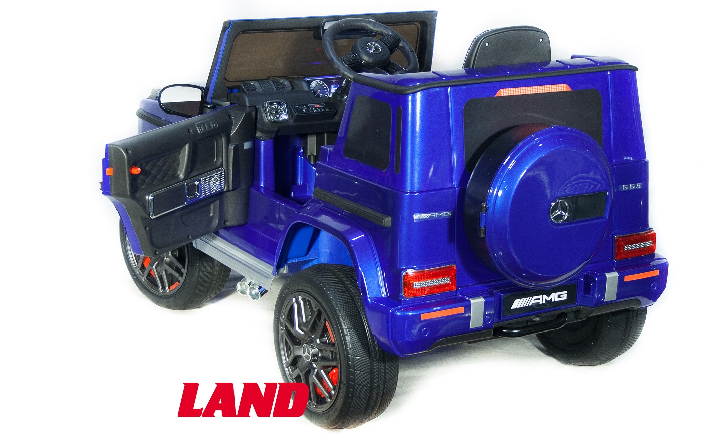 Электромобиль Mercedes-Benz G63 AMG синего цвета, ToyLand, bbh-0003 