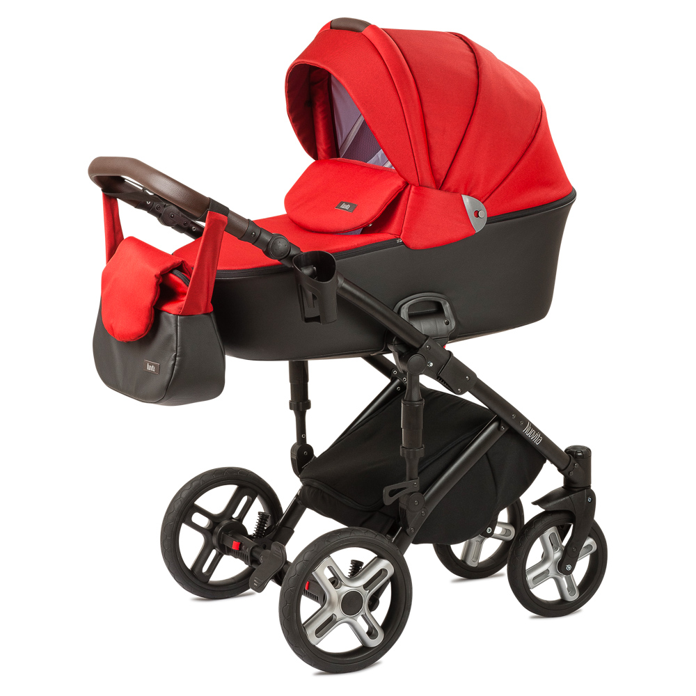 

Детская коляска Nuovita Carro Sport 2 в 1, цвет rosso nero/красно-черный