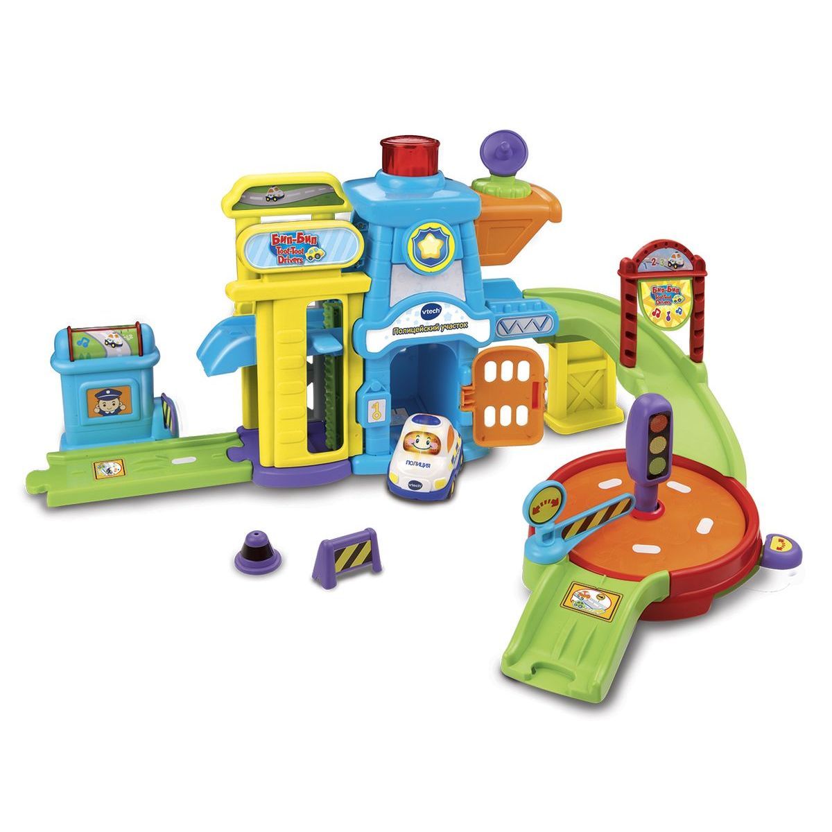 

Игровой набор Бип-Бип Toot-Toot Drivers - Полицейский участок, звук