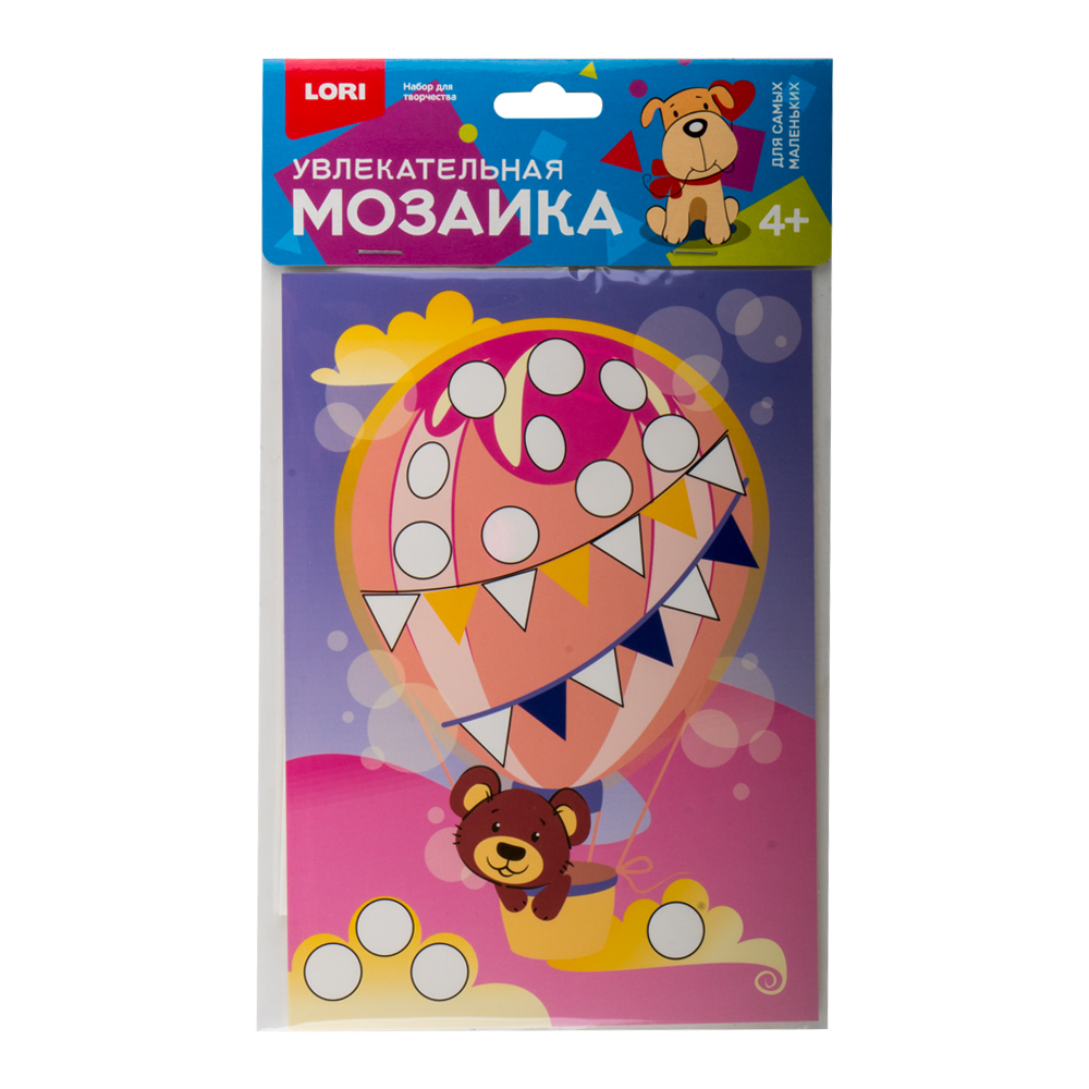 

Мозаика увлекательная - Мишка на шаре, набор малый