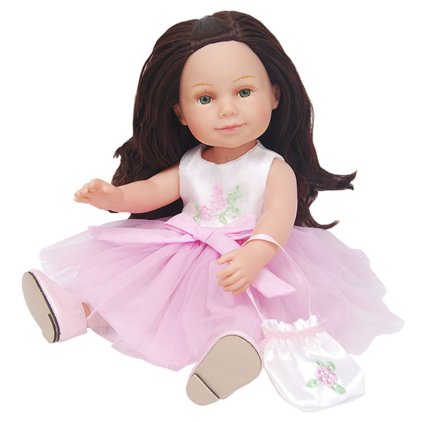 Кукла в розовом платье 40 см с аксессуарами  