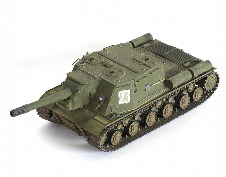 Сборная модель - Советский истребитель танков ИСУ-152 Зверобой  