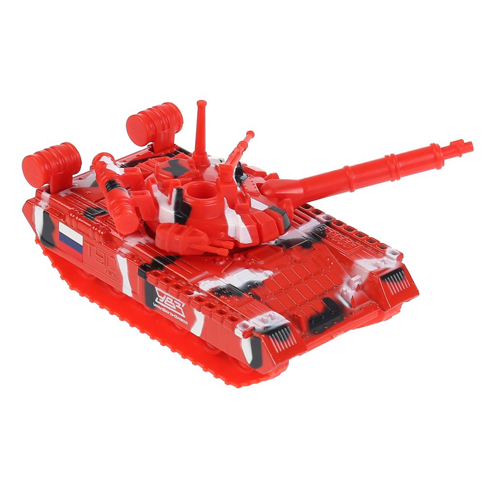 Модель танка T-90 12 см металлическая инерционная  