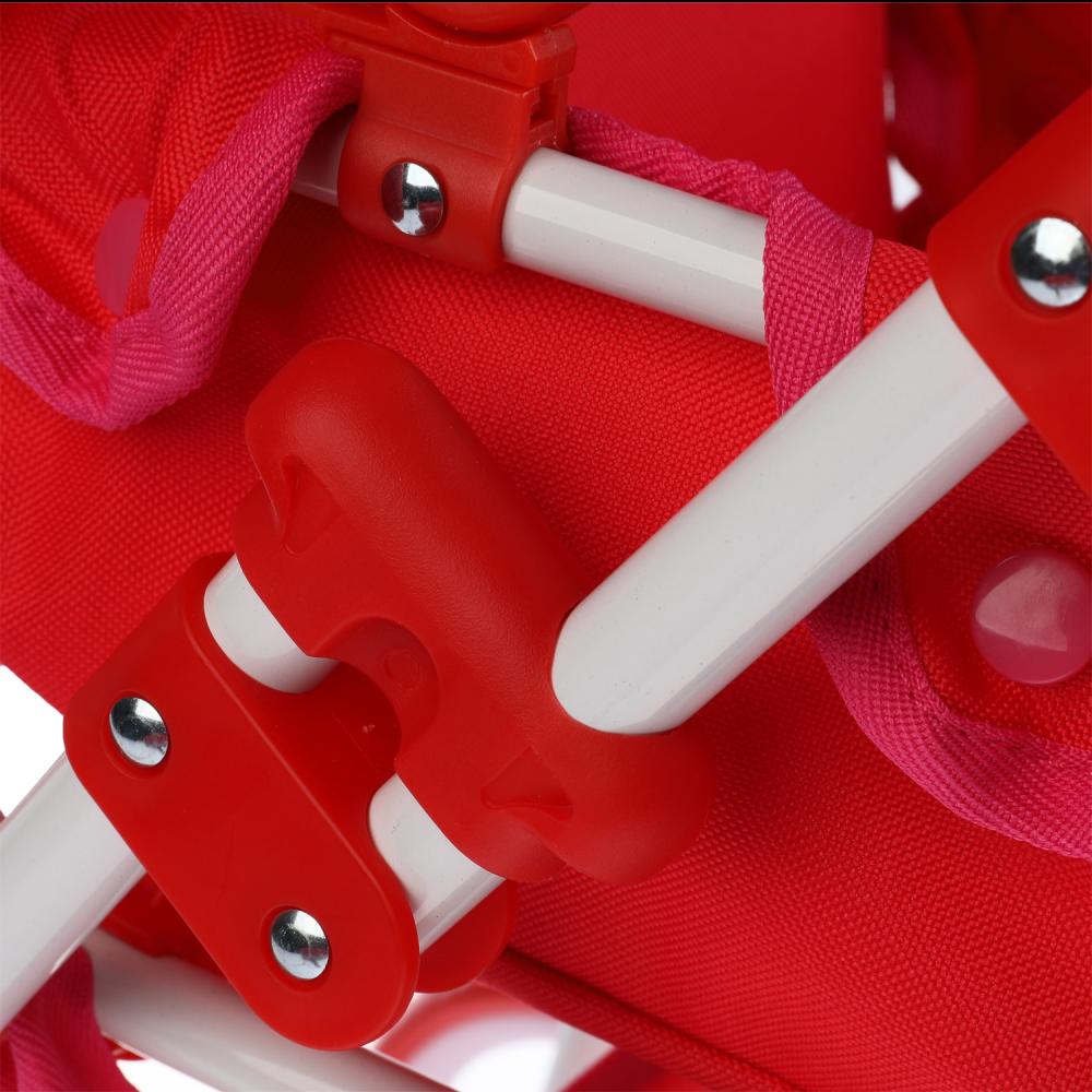 Коляска-люлька Карапуз металлическая с корзиной  