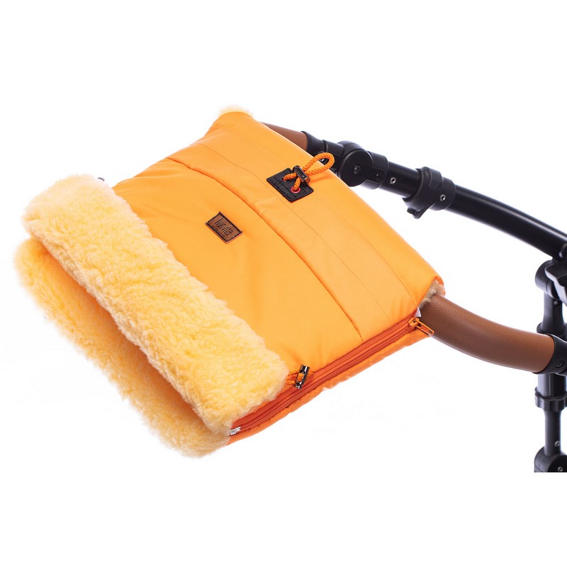 Муфта меховая для коляски Nuovita Alaska Pesco Arancio/Оранжевый  