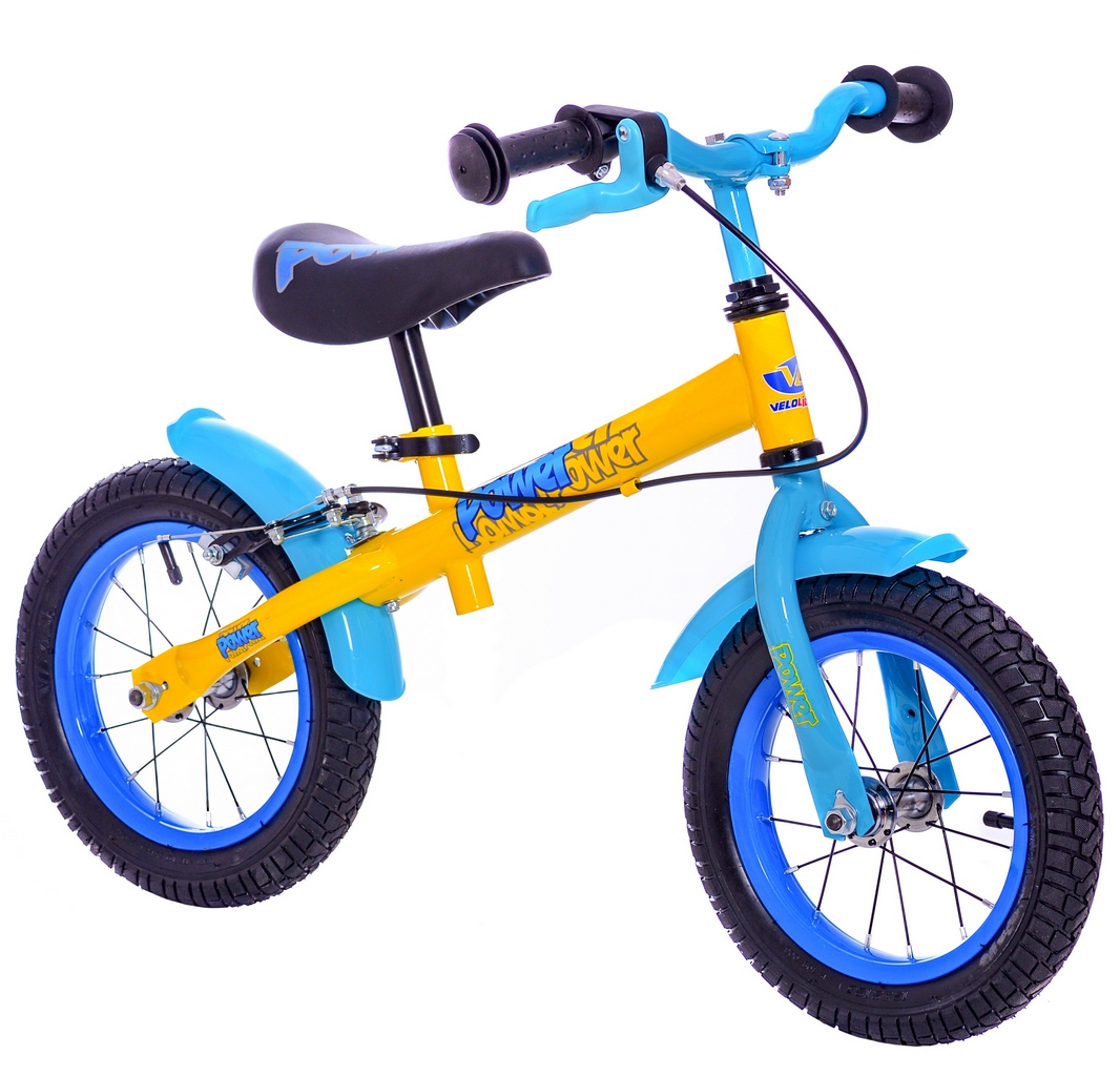 

Беговел Velolider Power, желтый, 12"