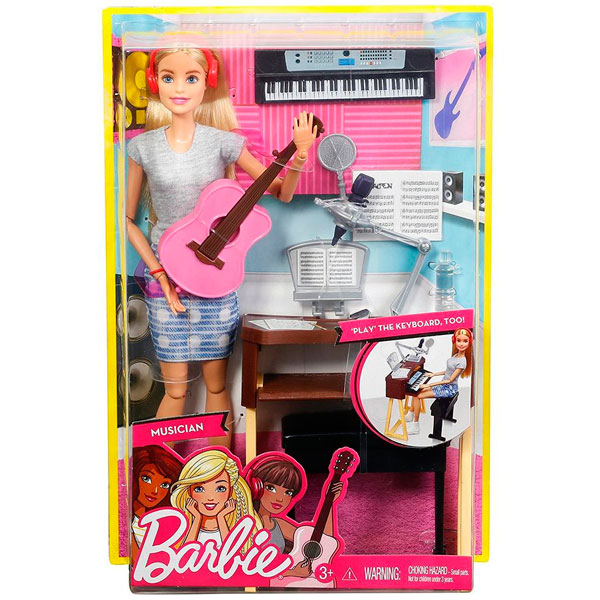 Кукла Barbie – Музыкант, блондинка  