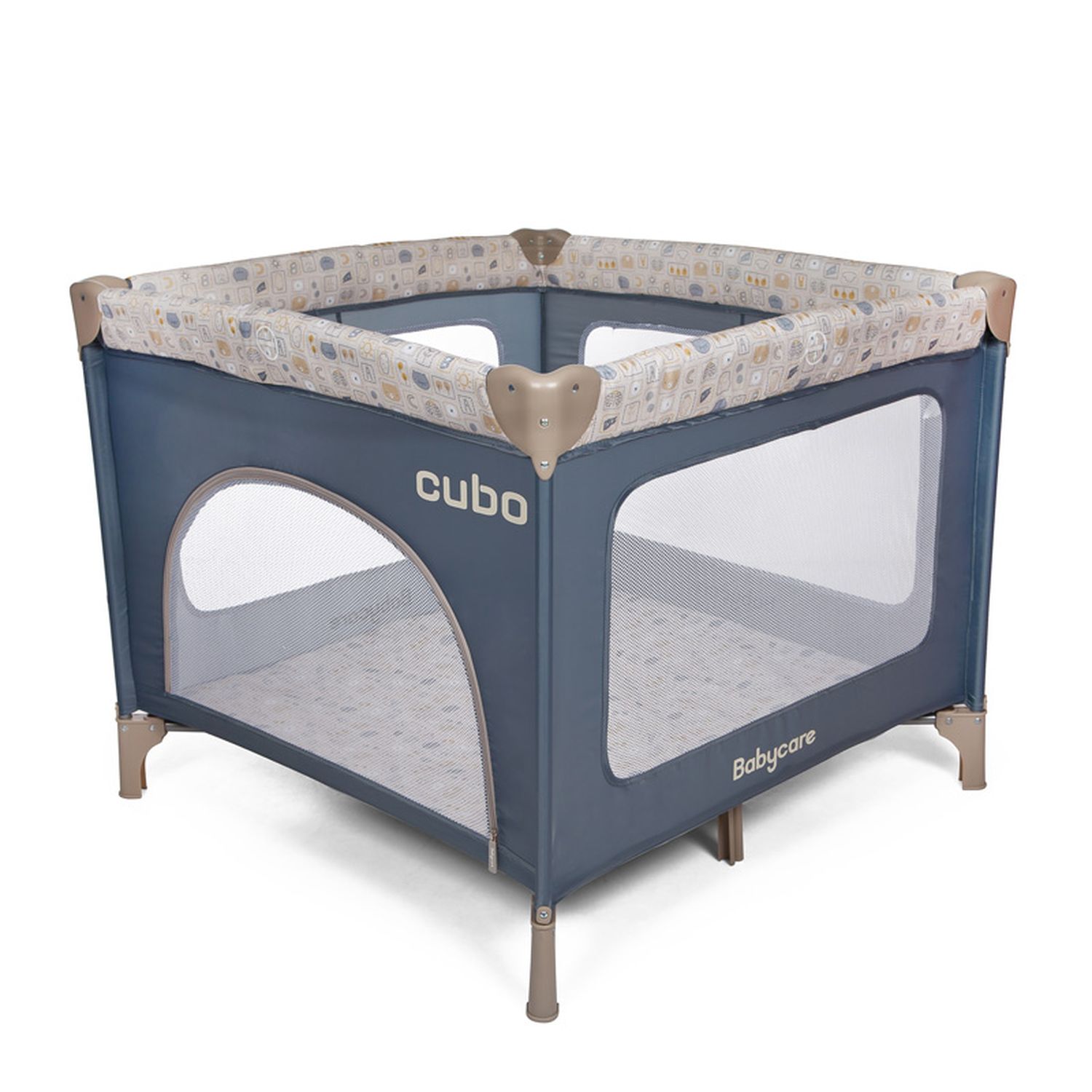 Манеж Детский Складной Arena Синий Babycare Купить