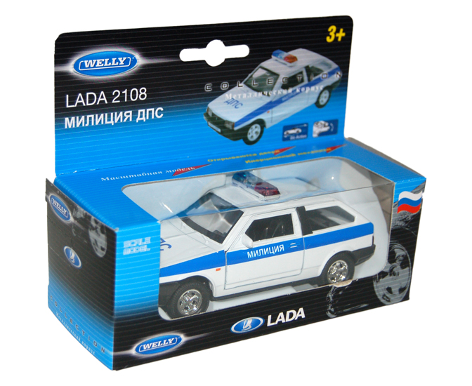 Модель машины - Lada 2108 Милиция ДПС  