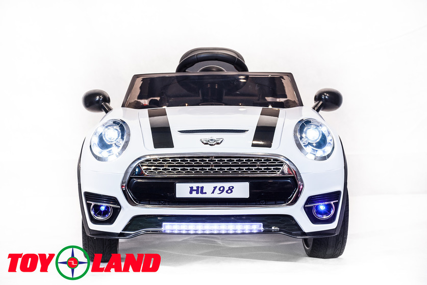 Электромобиль Mini Cooper белый  