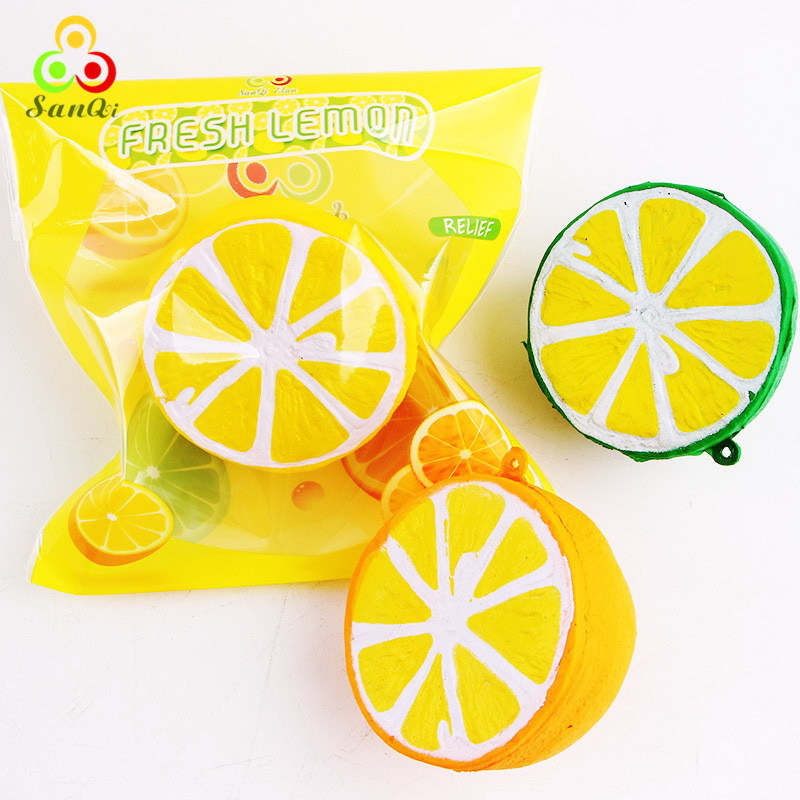 Мягкая игрушка антистресс – Долька лимона, 6 см  