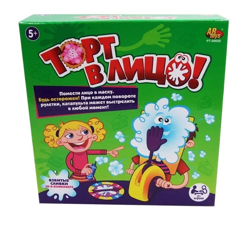 

Игра настольная - Торт в лицо
