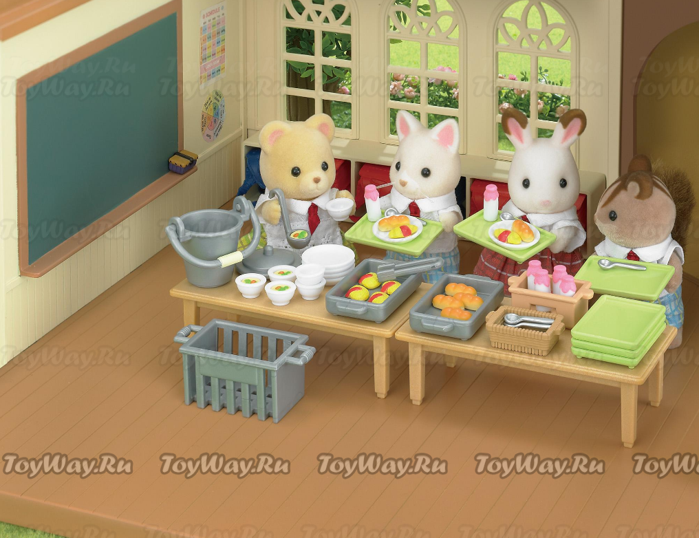 Sylvanian Families - Школьный обед  